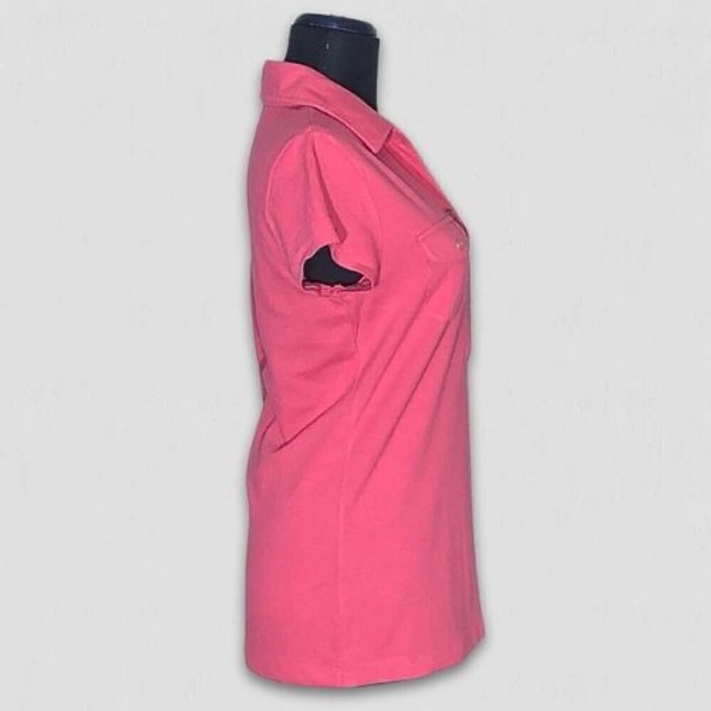 Polo Shirt tennis cotton preppy old money academy activewear athleisure sporty M - Picture 4 of 16